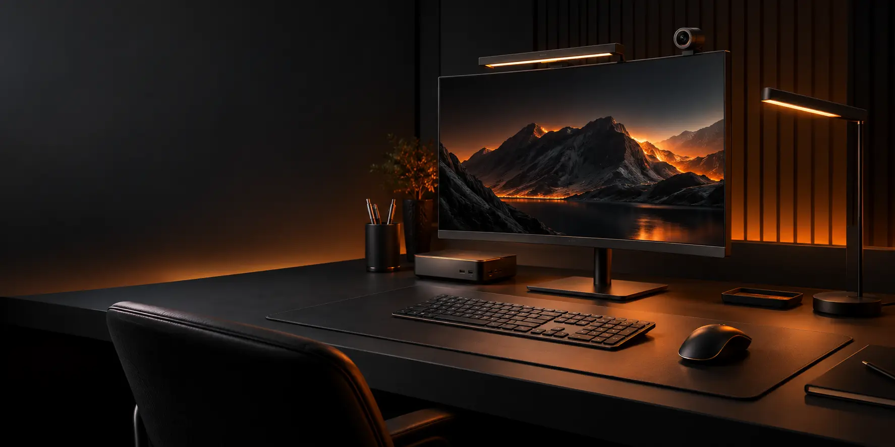 Modern technology workspace